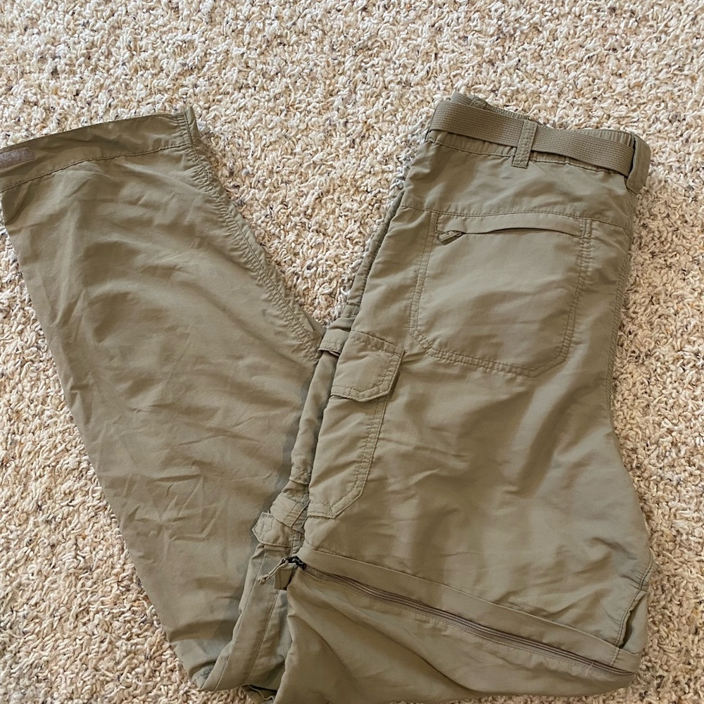 REI Sahara Tan Cargo Hiking Pants